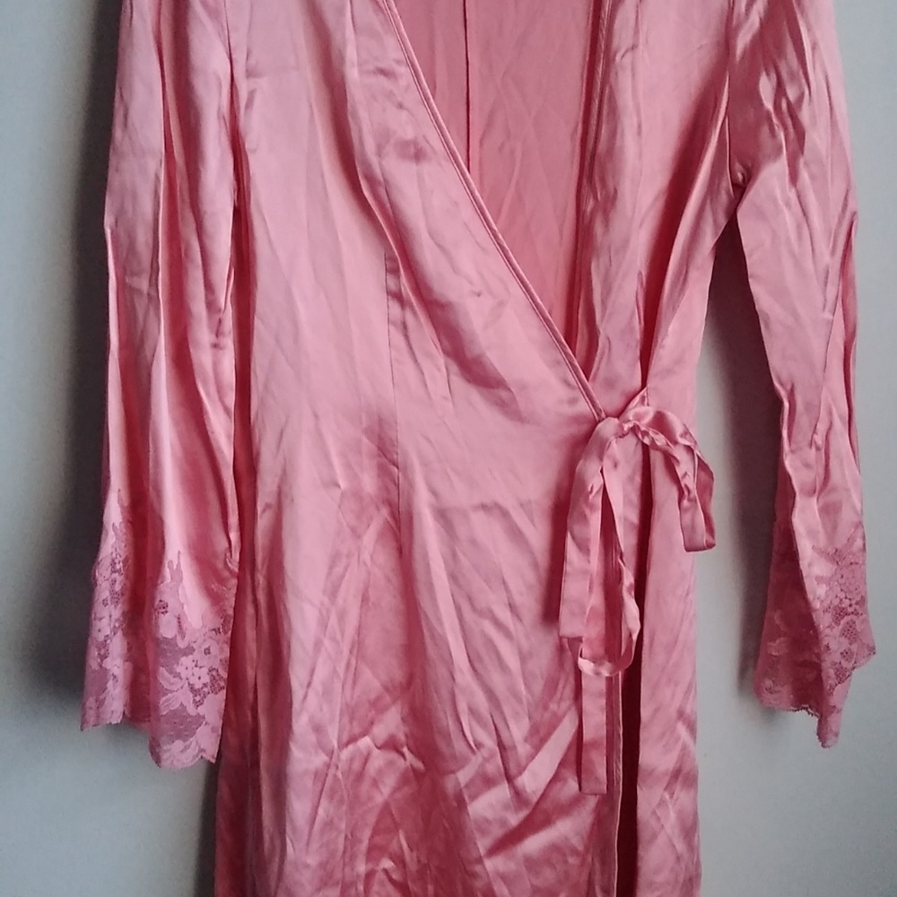 All Pink Laced Victoria's Secret Robe